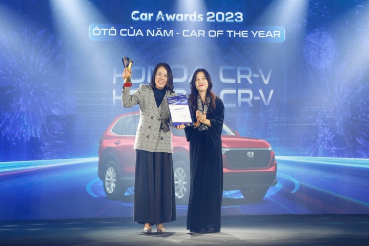 Honda CR-V, CITY vinh dự nhận Giải thưởng “Ô tô của năm”