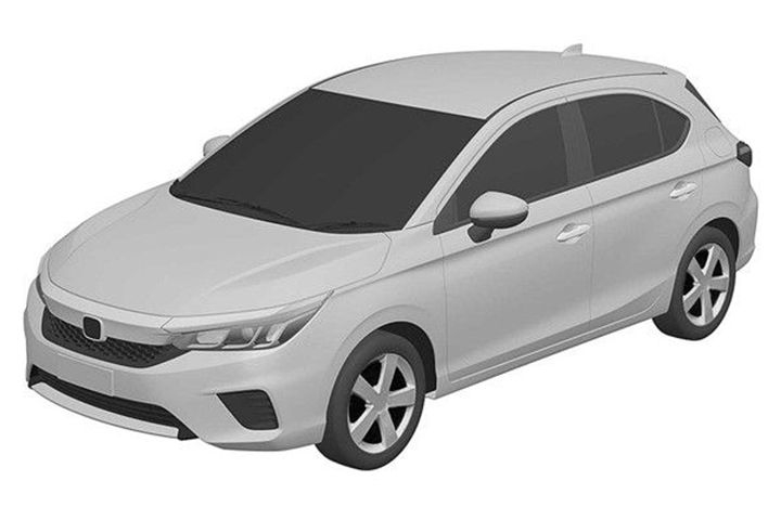 Honda City Hatchback 5 cửa mới – Hé lộ bằng sáng chế