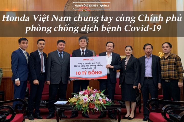 Honda Việt Nam chung tay cùng Chính phủ phòng chống dịch bệnh Covid-19