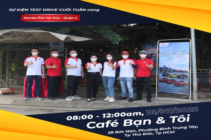 Sự kiện TestDrive cuối tuần - Tổ chức bởi Honda Ôtô Sài Gòn - Quận 2