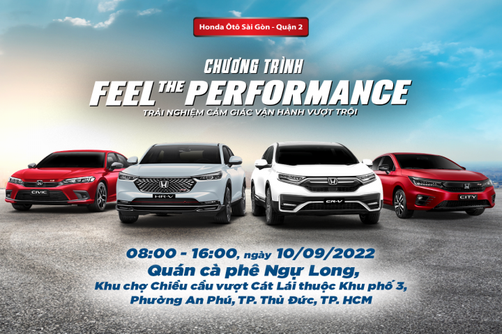FEEL THE PERFORMANCE do Honda Ô Tô Sài Gòn - Quận 2 TỔ CHỨC