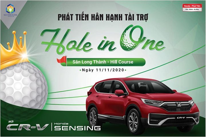 Honda Phát Tiến tài trợ xe CR-V Sensing cho Giải golf CLB Bách khoa TP Hồ Chí Minh